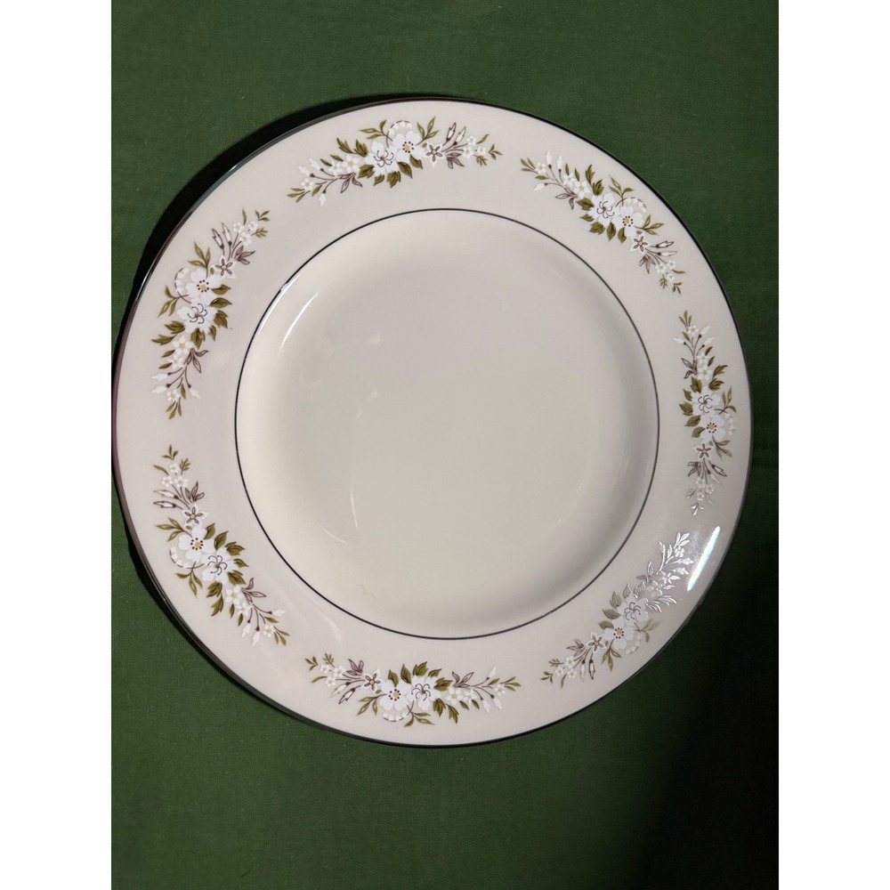 Edgerton Spring Rhapsody Fine China Dinner Plate Floral Hand Decorated USA